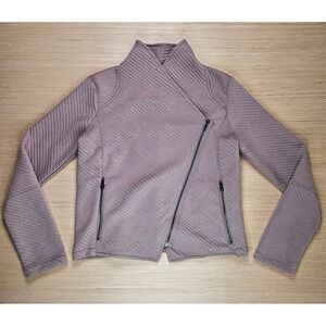 Philosophy Republic Moto Jacket Size‎ Small Ribbed Knit Asymmetrical Zip